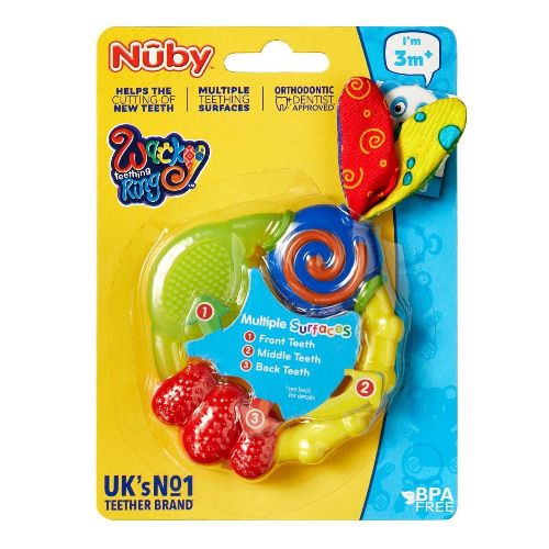Nuby Wacky Teething Ring 3m Jumia Nigeria