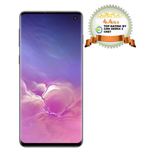 Samsung Galaxy S10 6.1-Inch AMOLED (8GB, 128GB ROM) Android 9.0 Pie, 12MP + 12MP + 16MP Dual SIM 4G Fingerprint Smartphone - Prism Black