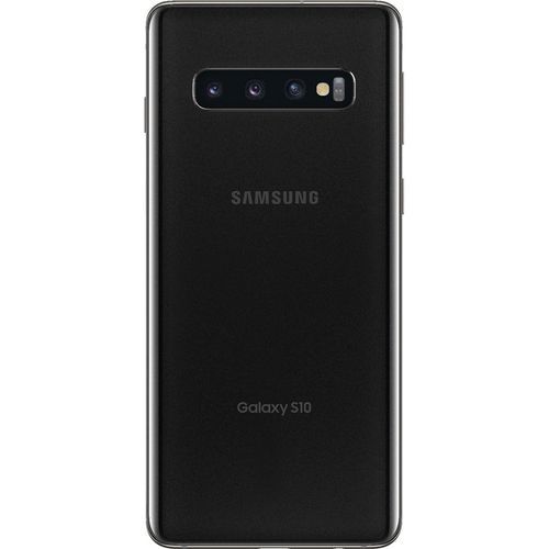 Samsung Galaxy S10 6.1-Inch AMOLED (8GB, 128GB ROM) Android 9.0 Pie, 12MP + 12MP + 16MP Dual SIM 4G Fingerprint Smartphone - Prism Black