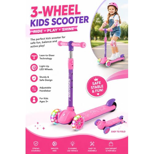 Generic Kids Plastic Scooter - image 2