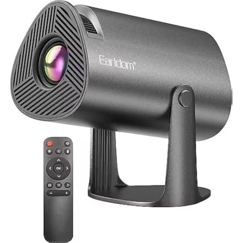 Earldom 4K Smart Projector with WiFi 6 & Auto Focus