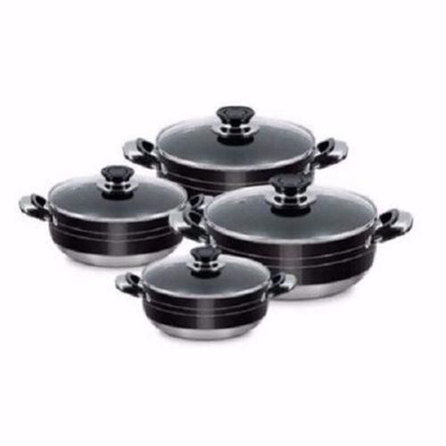 product_image_name-Generic-Non Stick Pot 4 pcs with glass lid__BIG SIZE __24_26_28_30cm-2