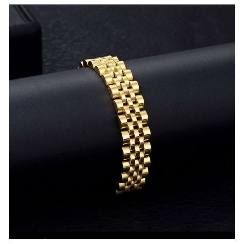 Fashion HIGH QUALITY STEEL GOLD MENS BRACELET