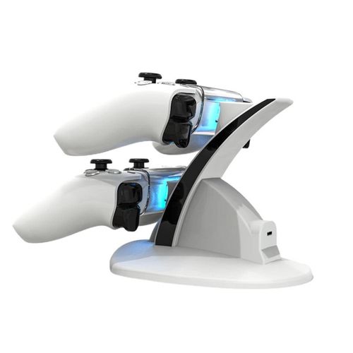 ShebSheb PS5 Dual Controller Charger Station, Fast Charging Dock with LED Light Display and Type‑C Cable - image 6