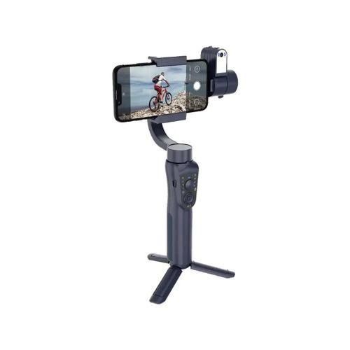 Porodo Porodo, Foldable Gimbal With Stand And Sensor Fill Light 3-Axis Ai Tracker & Light Gimbal Stabilizer
