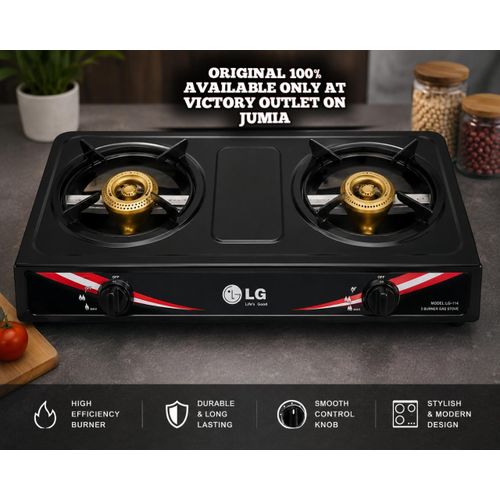 Generic Premium 2 Burner Infrared Gas Cooker – Energy Saving & Fast Cooking