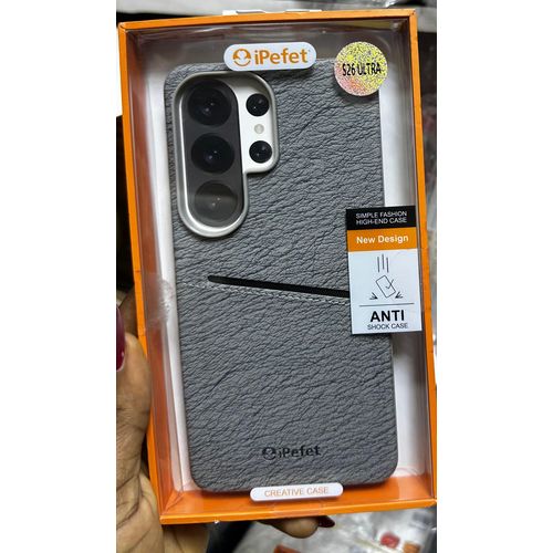 Ipefet Samsung S26 Ultra Protective Case with Elegance with Full Camera Coverage, Shockproof Corners & Scratch-Resistant Shield. (Black)