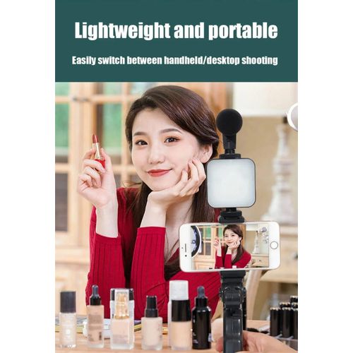 product_image_name-Generic-Video Making Kit Microphone Led  Tripod With Remote Control-4