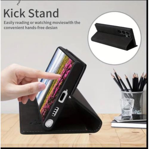 Generic TECNO CAMON 19 RUGGED HANDY SOLID RICH BOSS PROTECTIVE FLIP CASE - image 2