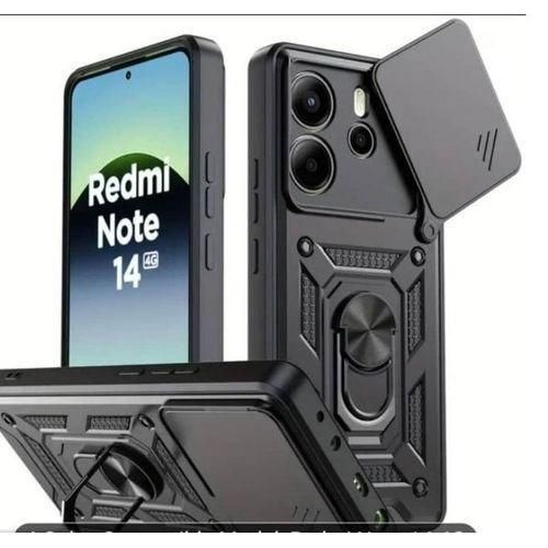Generic Armor back case for REDMi note 14 4g - black