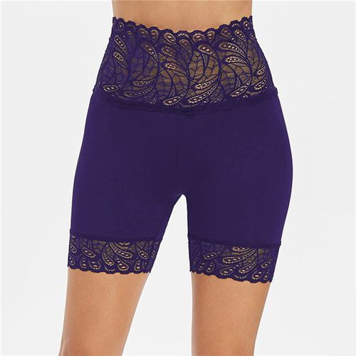 Women Seamless Lace Boyshort Panties Plus Size Safety Shorts High