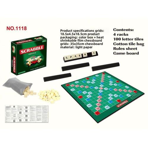 Generic Scrabble Big Board Game Set - Game Set For Fun - image 5