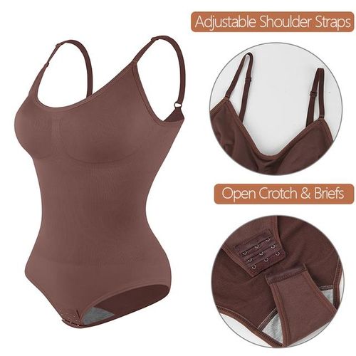 Sculpting Bodysuit for Women Tummy Control Seamless Shapewear Thongs Body  Shaper