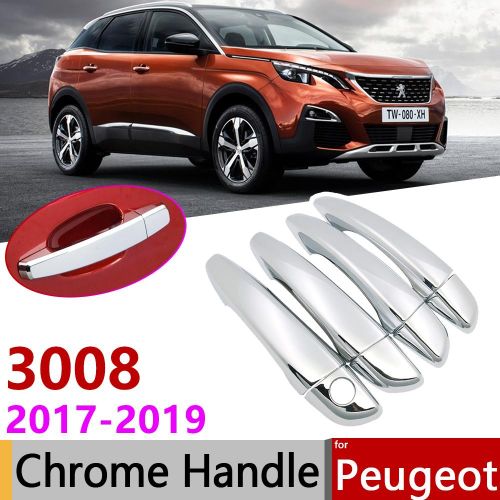 Generic for Peugeot 3008 MK2 2017~ Luxuriou Chrome Exterior Door