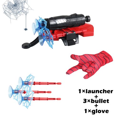 Spiderman Spider Silk Launcher For Kids Rope - Can Grab Small Objects, Super  Hero Gloves Wrist Toy Cosplay