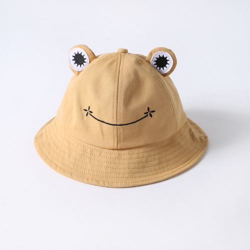 Fashion Cute Frog Harajuku Bucket Hats Women Cover Fisherman Hat