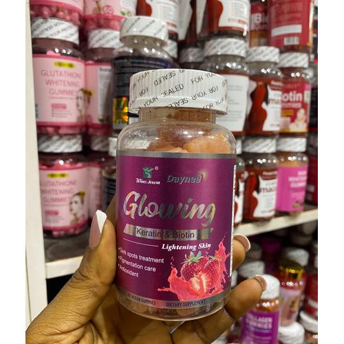 product_image_name-Daynee-Glowing Keratin & Biotin Gummies – Lightening Skin Formula-2