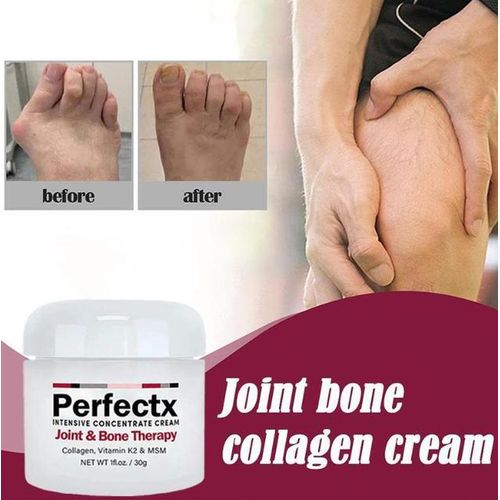 product_image_name-Generic-Perfectx HEALING Joint & Bone Therapy Cream Pains Relief Cream for Muscle, Joint, Back, Ankle, Hands, Foot Perfect x Concentrate Cream with Collagen, Vitamin K2 & MSM Concentrate for Joint and Muscle Recovery Provides Relief for Back Neck Hands Feet-3