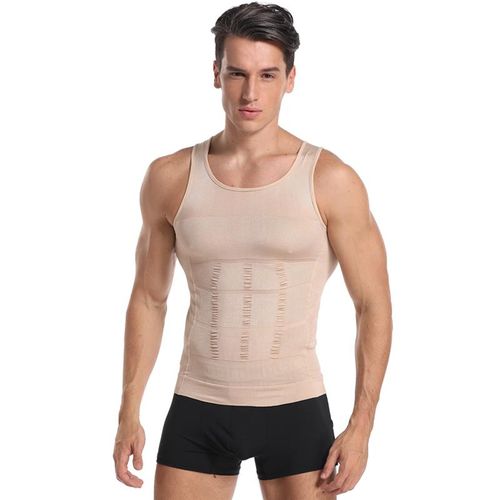 Fashion B-shaped Slimming Vest for Men Body Shaper Belly Posture Control  Compression T-Shirt for Gynecomastia Underwear Corset Waist Trainer