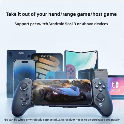 Gamesir G8 Plus Mobile Gaming Controller - Wireless Gamepad with Hall Effect Sticks for Android, iOS, Nintendo Switch, Tablets & PC - image 4
