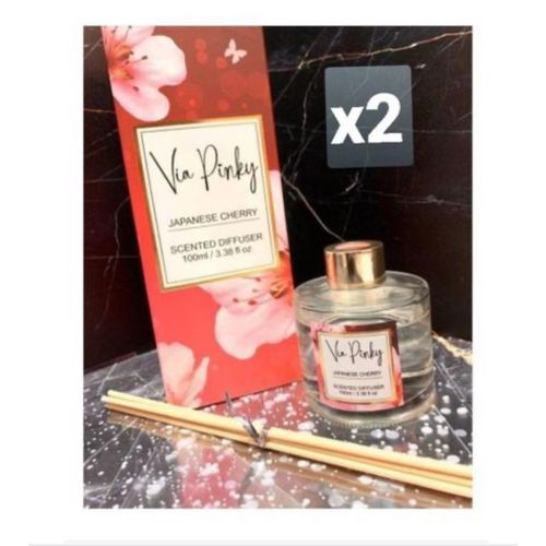 product_image_name-via pinky-JAPANEES CHERRY Scented Reed Diffuser 100ml 2piece-1