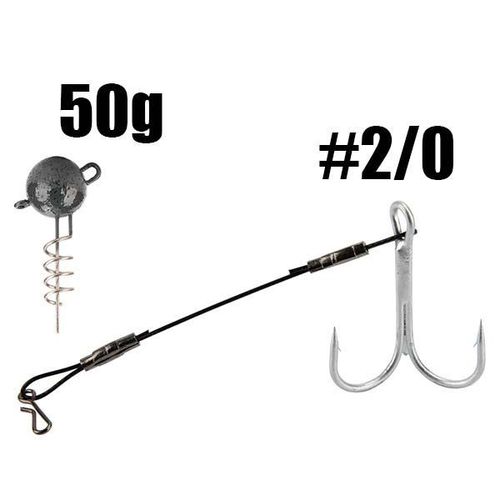 ROSEWOOD New Style Fishing Hooks Set Flexhead Pike Jig Head