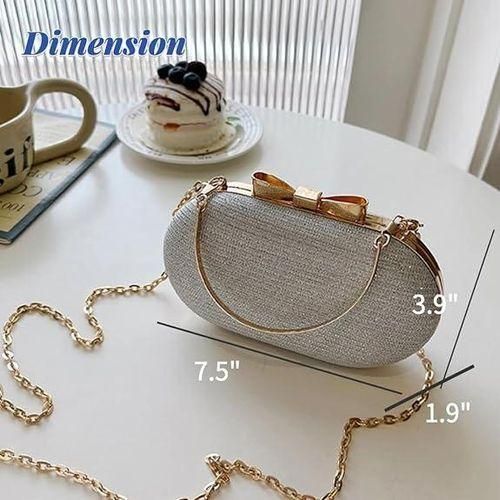 Fashion Women Evening Clutch Purse Sparkly Shoulder Handbag Crossbody Bag Wedding Party Bridal Sequin Clutch PursesSilver Jumia Nigeria