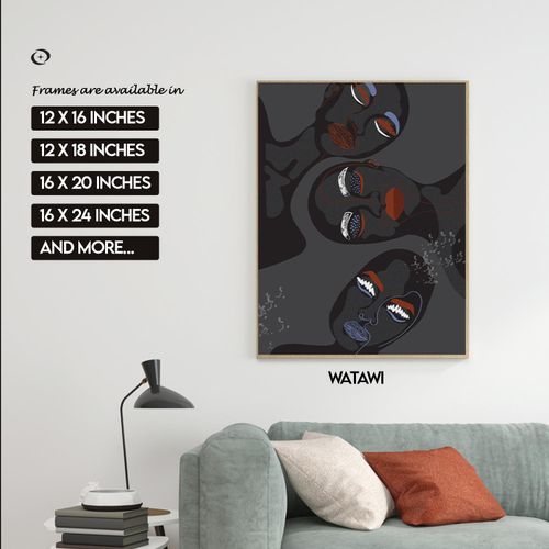 product_image_name-Generic-Quality Framed WATAWI African Art Picture Frame-2