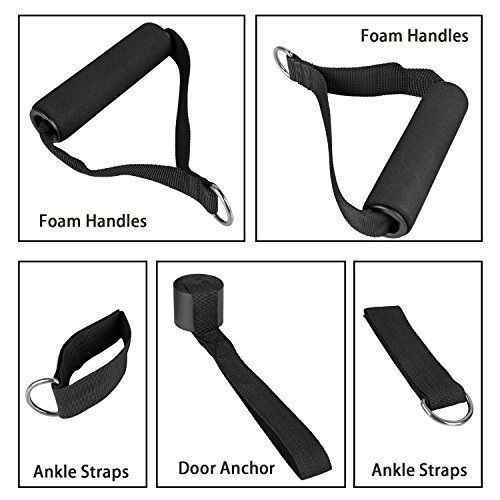 Generic 11x/Set Resistance Bands Workout Bands Elastic Fitness