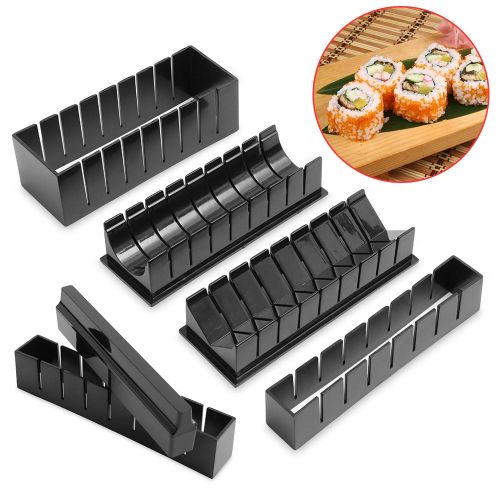 Generic Cooker DIY Kitchen Accessories Sushi Making Tools Cake Roll Mold  Sushi Maker Equipment Kit Japanese Rice Ball