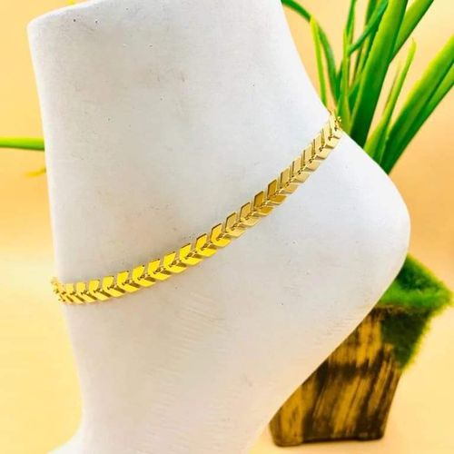 Gold leg chain for ladies deals