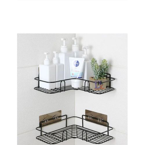 Genetic 2 pcs Anti - Rust Bathroom Storage Shelf Rack Holder
