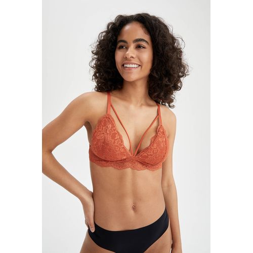 Defacto Woman Casual Bralette Underwear Bra - Orange