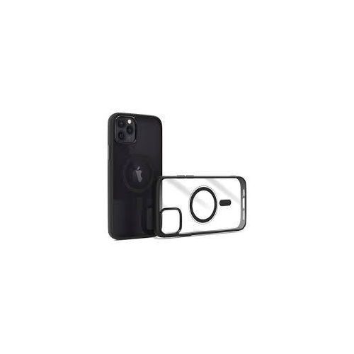 Generic IPhone 11 pro Urban style black Transparent Magsafe Magnetic Back Case