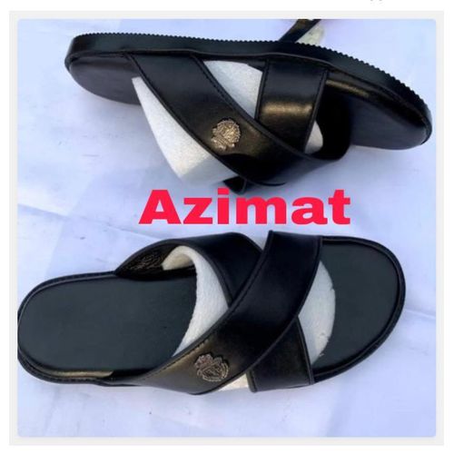 Fashion Exit Pure leather slippers for men