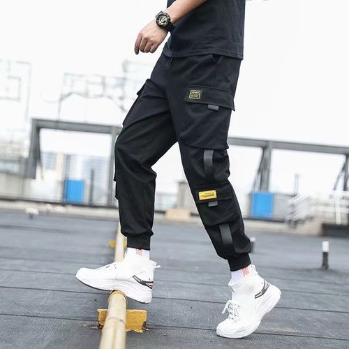 Fashion Men's Trousers Overalls Multi-pocket Cargo Sweatpants