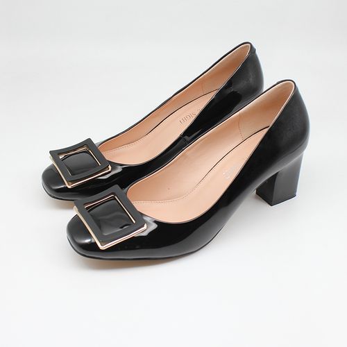 block heel work shoes