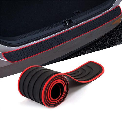 Generic Universal Car Trunk Door Sill Plate Protector Rear Bumper Guard  Rubber Mouldings Anti-collision Scratch Rubber Strip