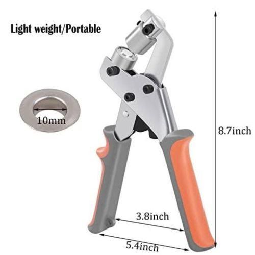 Generic Grommets Tool Kit For Tarpaulins, Fabric, Clothing With Non-Slip Handle
