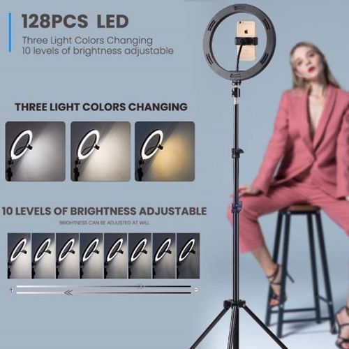 Osaka 18 Inches LED Ring Light 65W adjustable Color Temperature Wireless  Remote Control 9 Feet Light