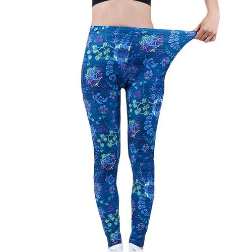 Generic Yrrety Leopard Print Women Leggings High Waist Fitness