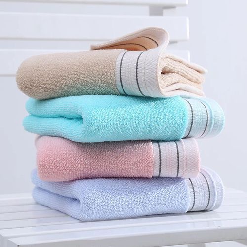 OBA HOME Cotton Bath Towels - Set of 2 (White)