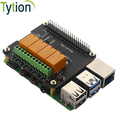 Generic Raspberry Pi 4B 3B+ 2B Expansion Board 4 Relay HAT DDL Relay ...