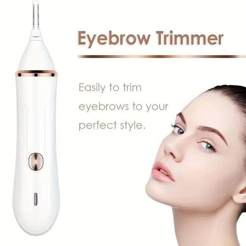 product_image_name-Generic-Women's Electric Shaver/Trimmer: 4-in-1 Painless Body Shaver and Facial Hair Removal Kit - Rechargeable Hair Removal Kit - White-2