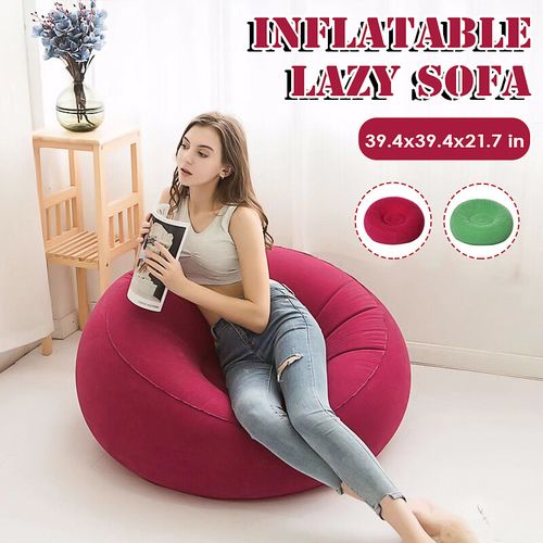 Cheap Large Lazy Inflatable Sofa Chairs PVC Lounger Seat Bean Bag