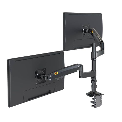 Vivo Dual Arm Monitor Desk Mount Tilt, Swivel, Pneumatic Stand | Jumia ...