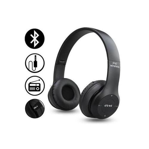 Generic P47 5.0 Wireless Bluetooth Stereo Foldable Headphone - image 2