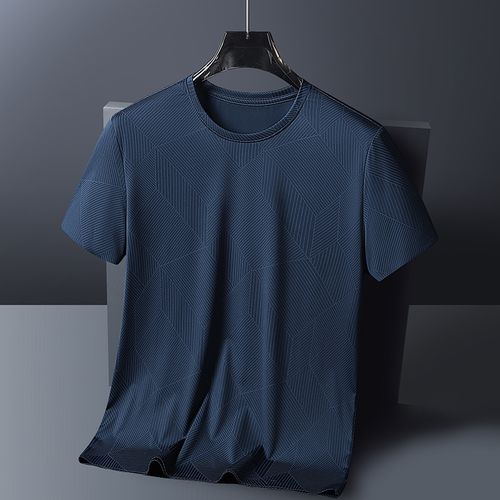 Fashion 2023 New Big Size Men High-Quality Sports Short-Sleeved T