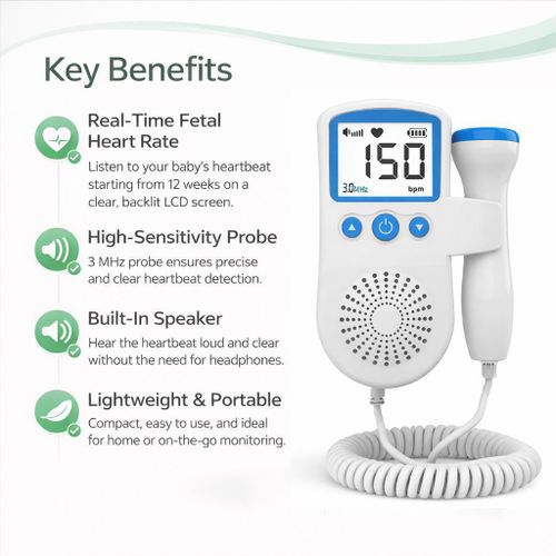 fetal monitor machine to hear baby heartbeat at home