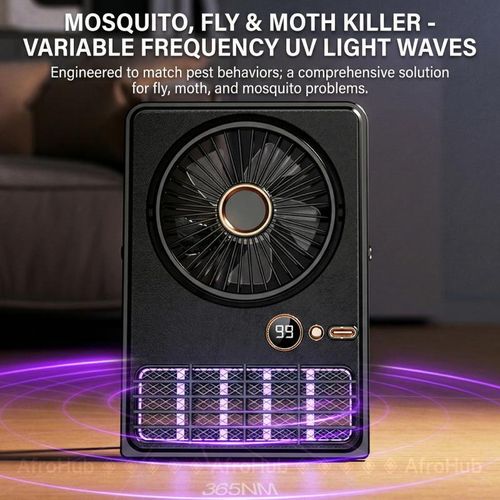 Generic Rechargeable Mosquito Killer Lamp & Fan (3000mAh) - Portable Electric Bug Zapper - image 4